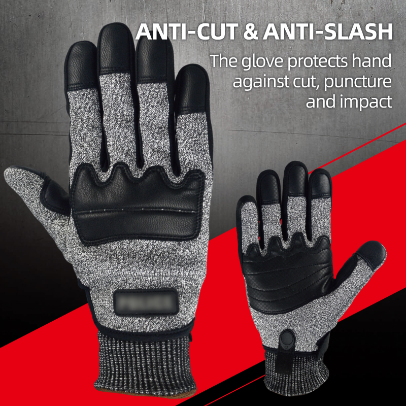 Leveling Leatherworking - XYEHS Gants tactiques anti-coupure de niveau