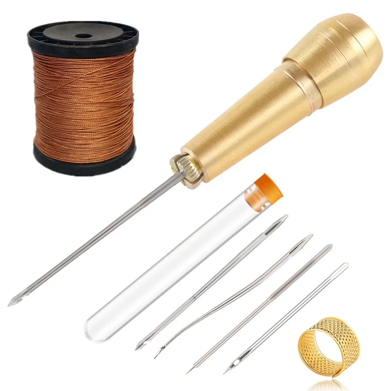 Leatherwork Needles - Kit de couture en cuir avec