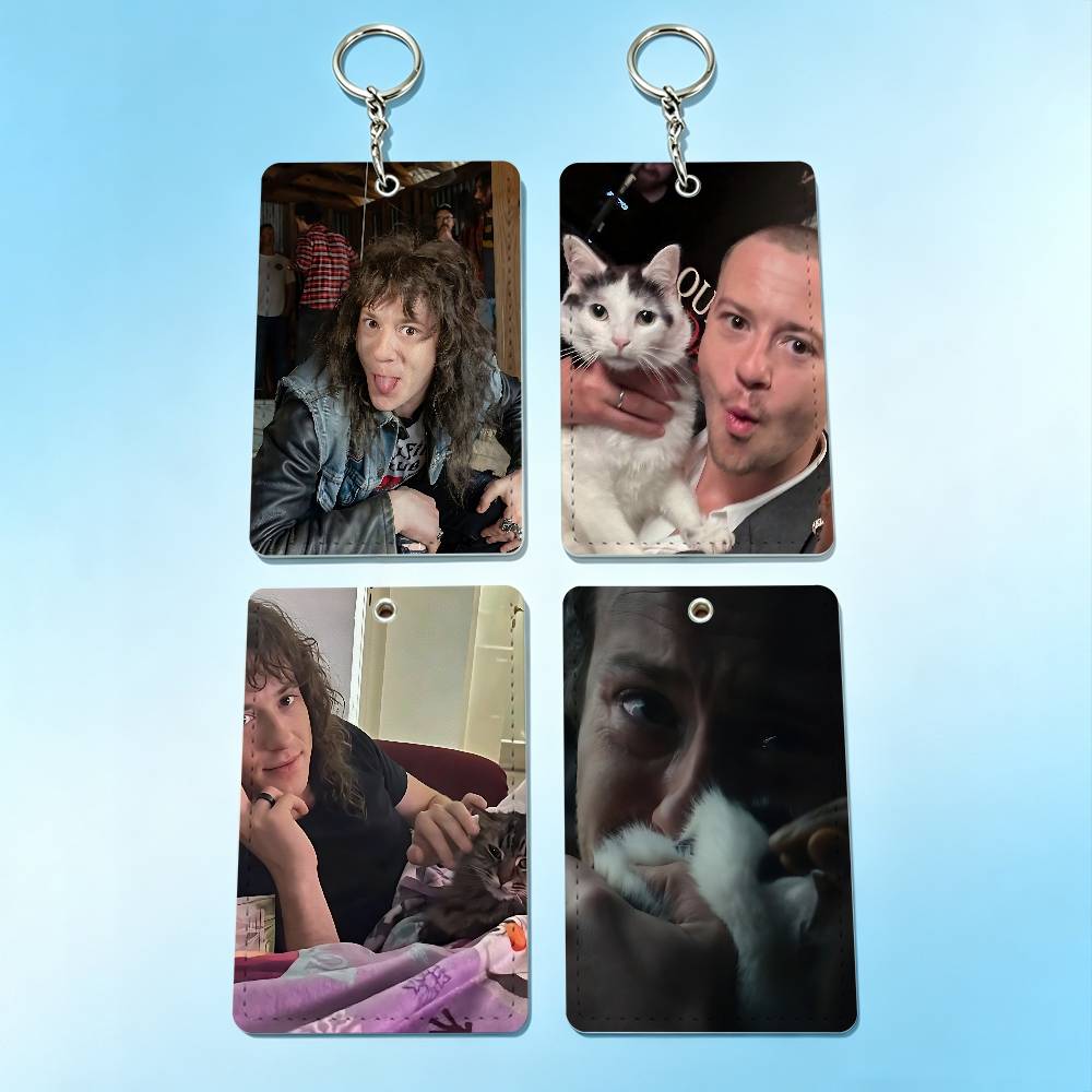 Leather Working - Porte-badge porte-clés J-Joseph Quinn Cat pour