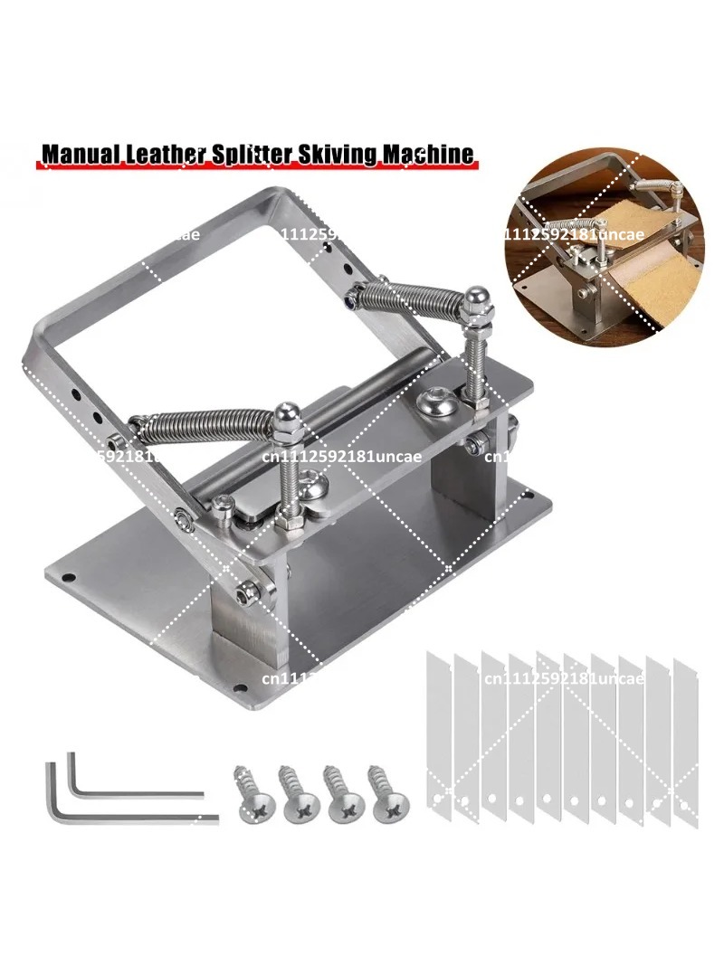 Leatherwork Manual - Machine manuelle à fendre et peler