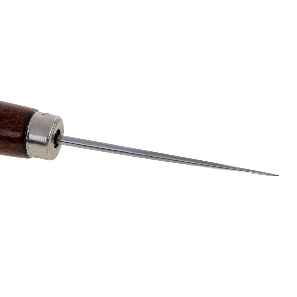Leatherwork Hand Sewing Needles - Poinçon en cuir en acier inoxydable,