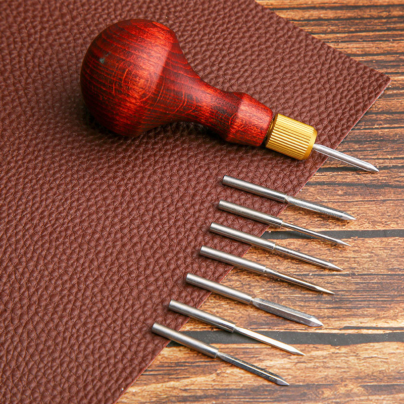 Leatherwork Hole Punch - Jolie çon en cuir avec manche