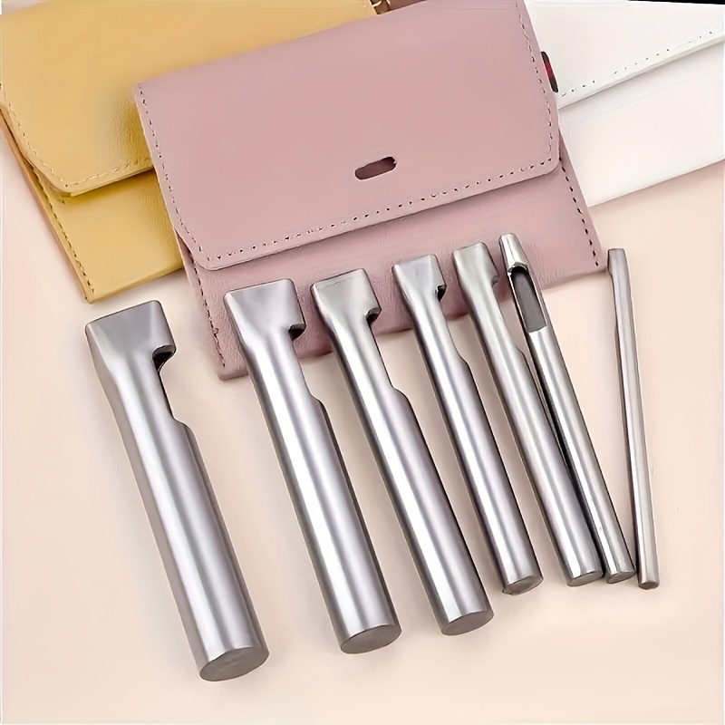 Leatherwork Hole Punch - Lot de 5 poinçons ovales en