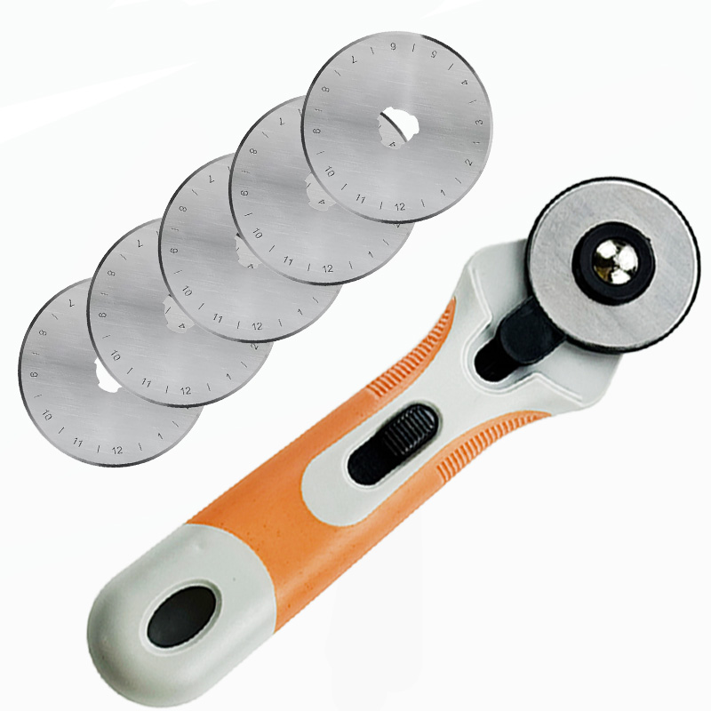 Leatherwork Knife - Cutter rotatif de 45 mm, couteau