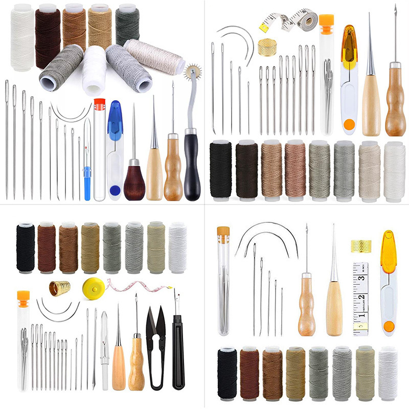 Leatherwork Hand Sewing Needles - Kit de couture en cuir, ensemble