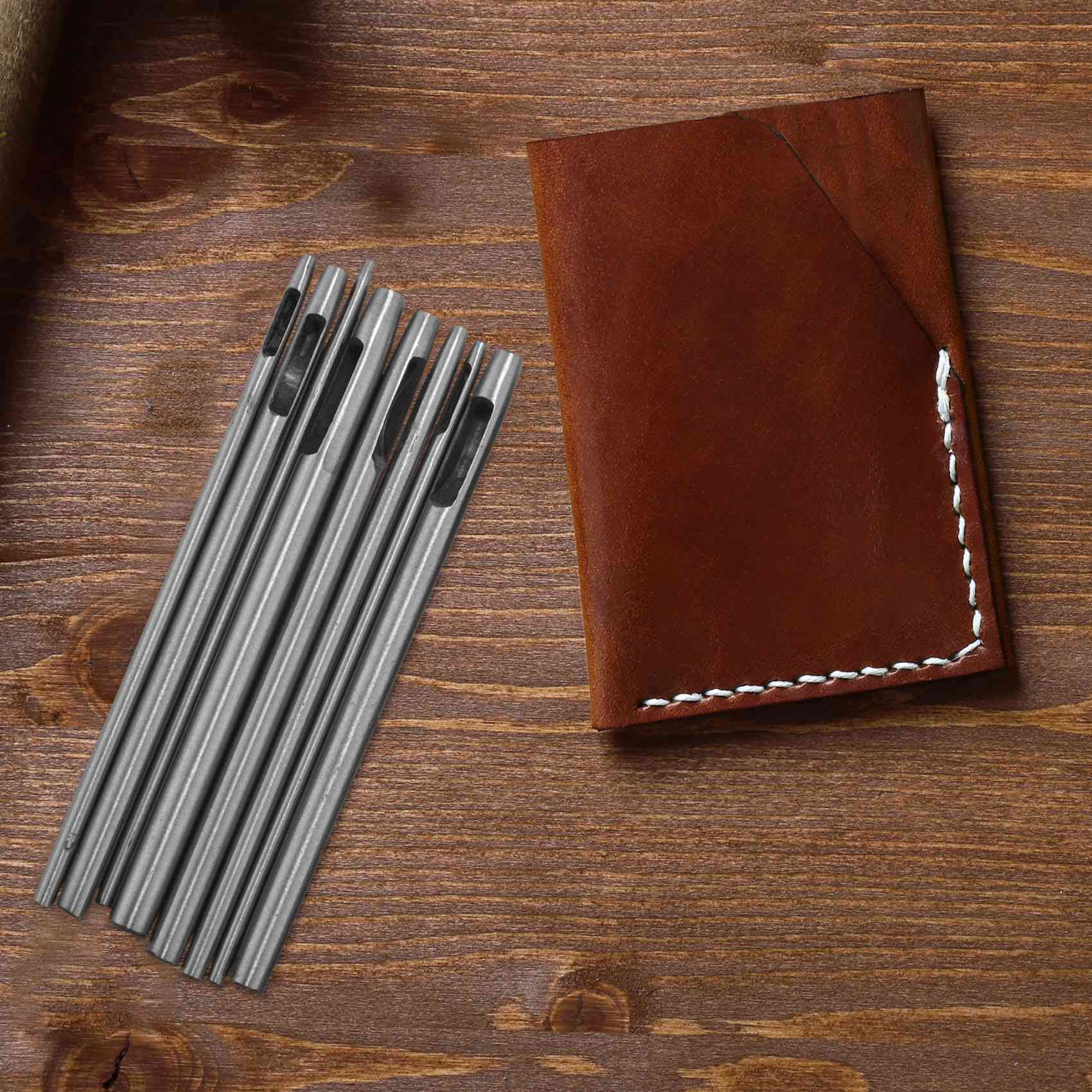 Leatherwork Hole Punch - BAAJ-10 pièces, ensemble de poinçons creux