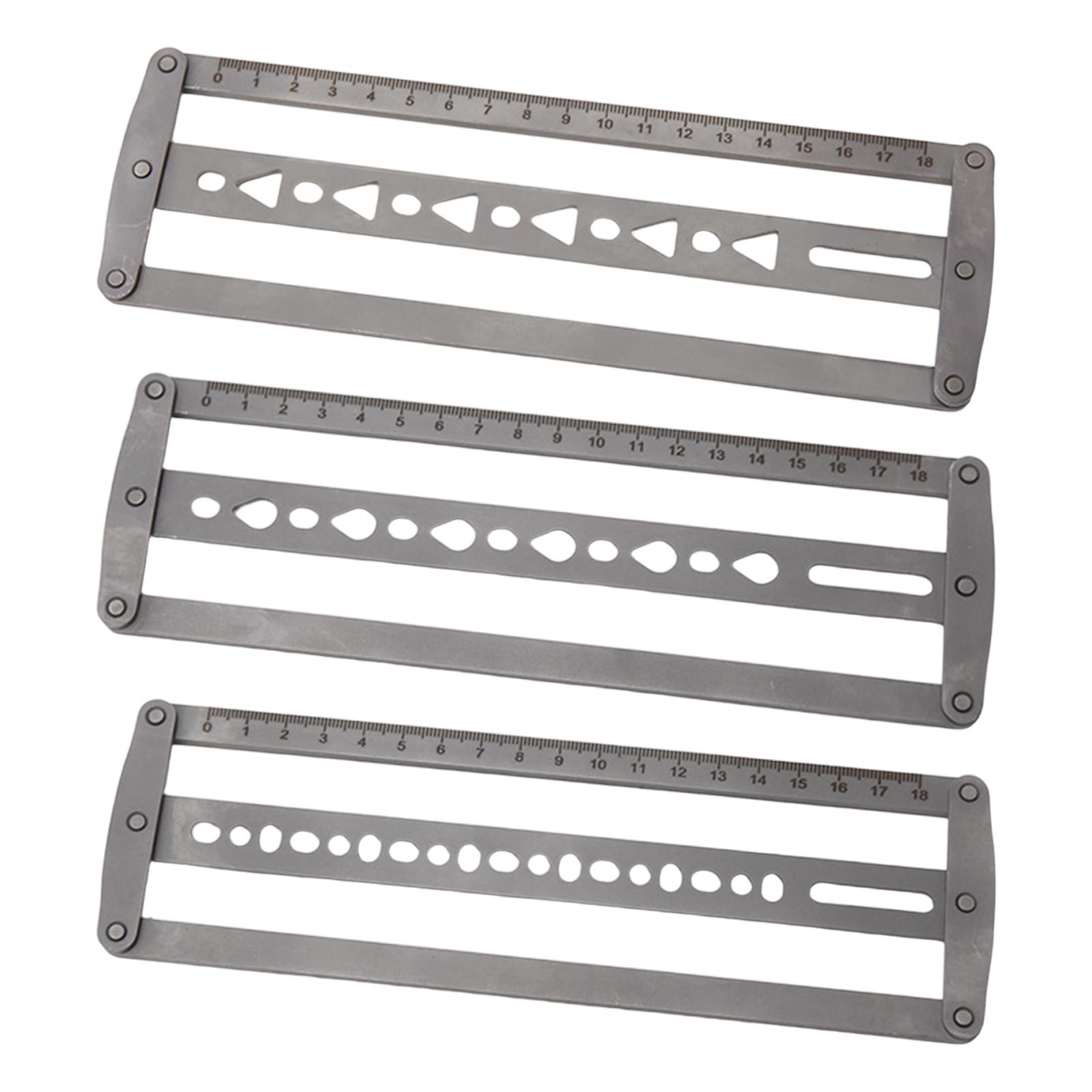 Leatherwork Ruler - Règle auxiliaire de positionnement de ceinture,