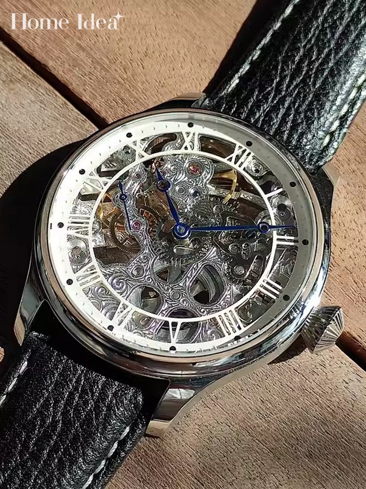 Leatherwork Ideas - Montres mécaniques pour hommes à remontage