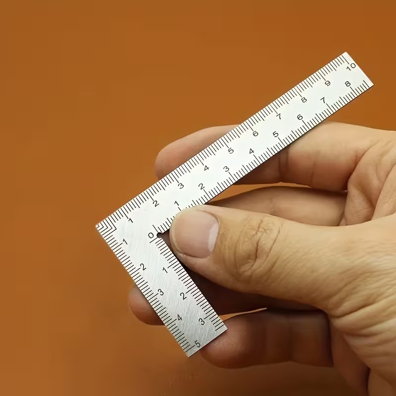 Leatherwork Ruler - Mini règle en acier inoxydable en