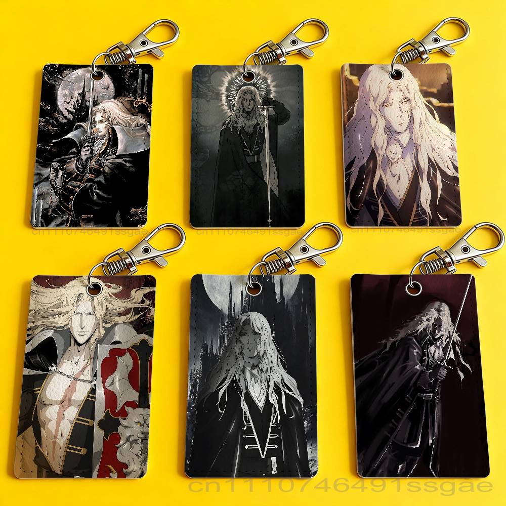 Leather Working - Porte-badge Alucard C-Castlevania, porte-clés pour carte
