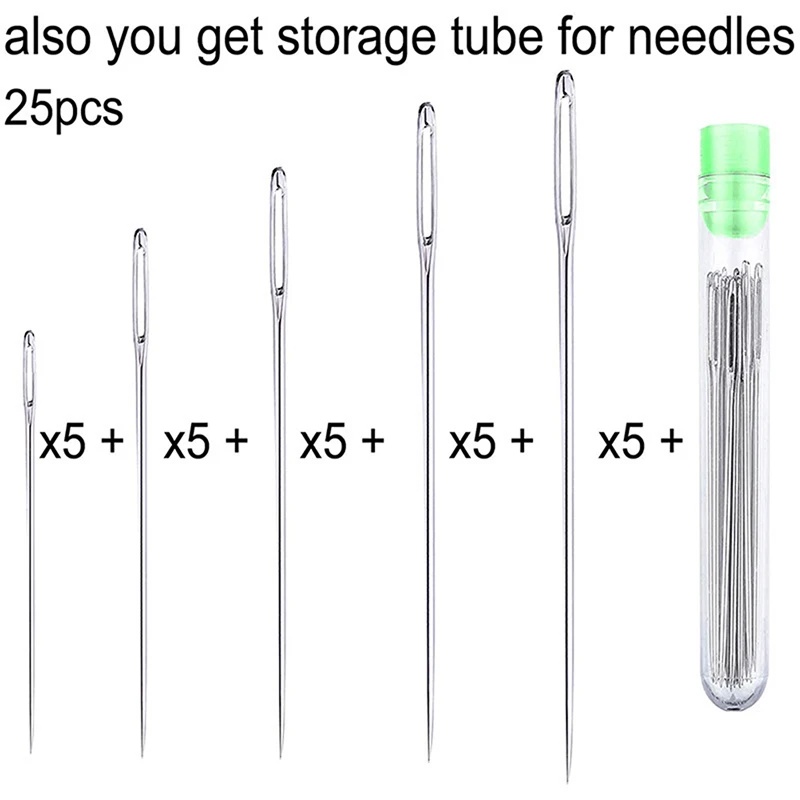 Lot de 25 grandes aiguilles à  - Leatherwork Needles avis et prix