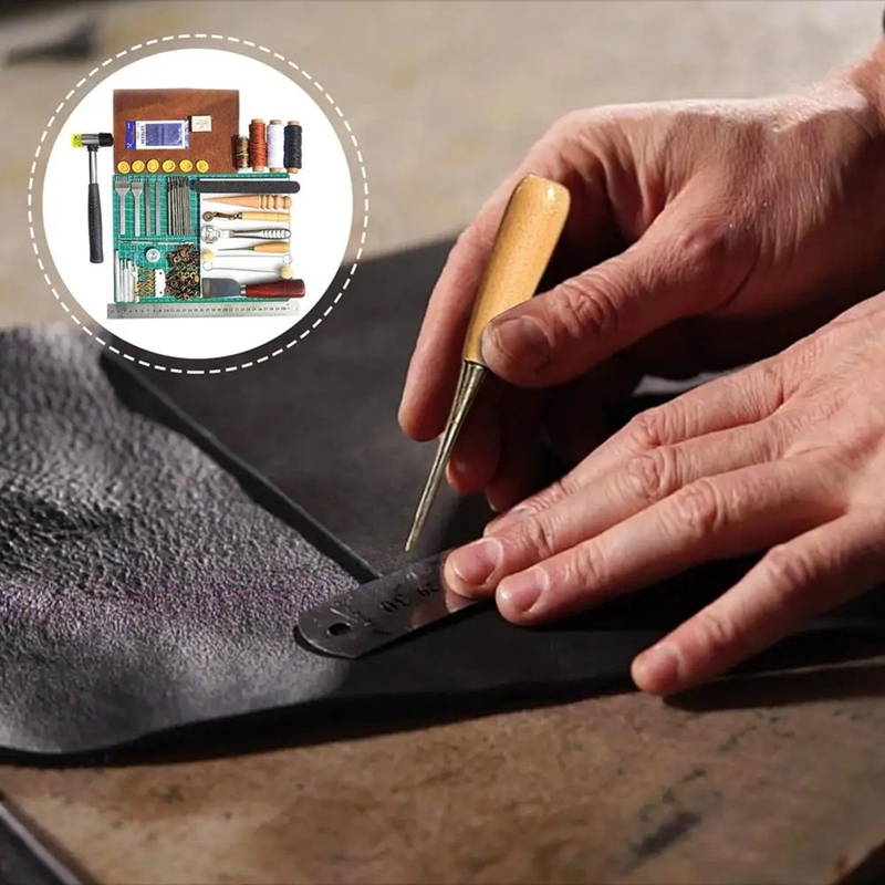 Ensemble d'outils en cuir outi - Leatherwork Manual avis et prix