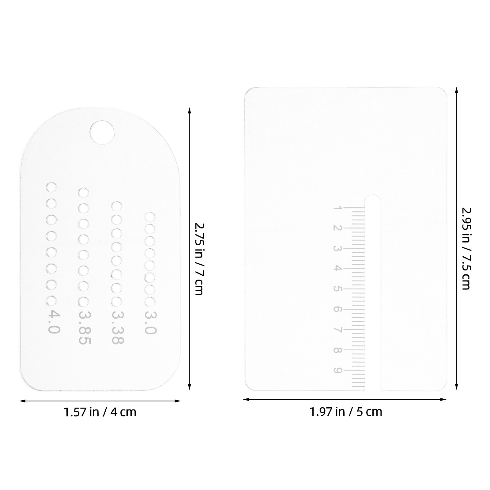 2 pièces de règle de marquage  - Leatherwork Ruler avis et prix
