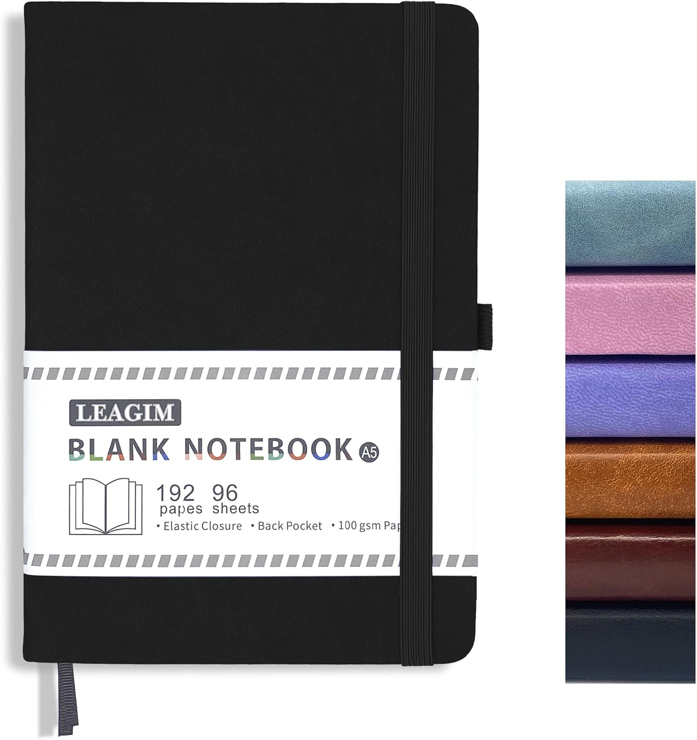 Carnet de notes vierge A5, 192 - Leatherwork Products avis et prix