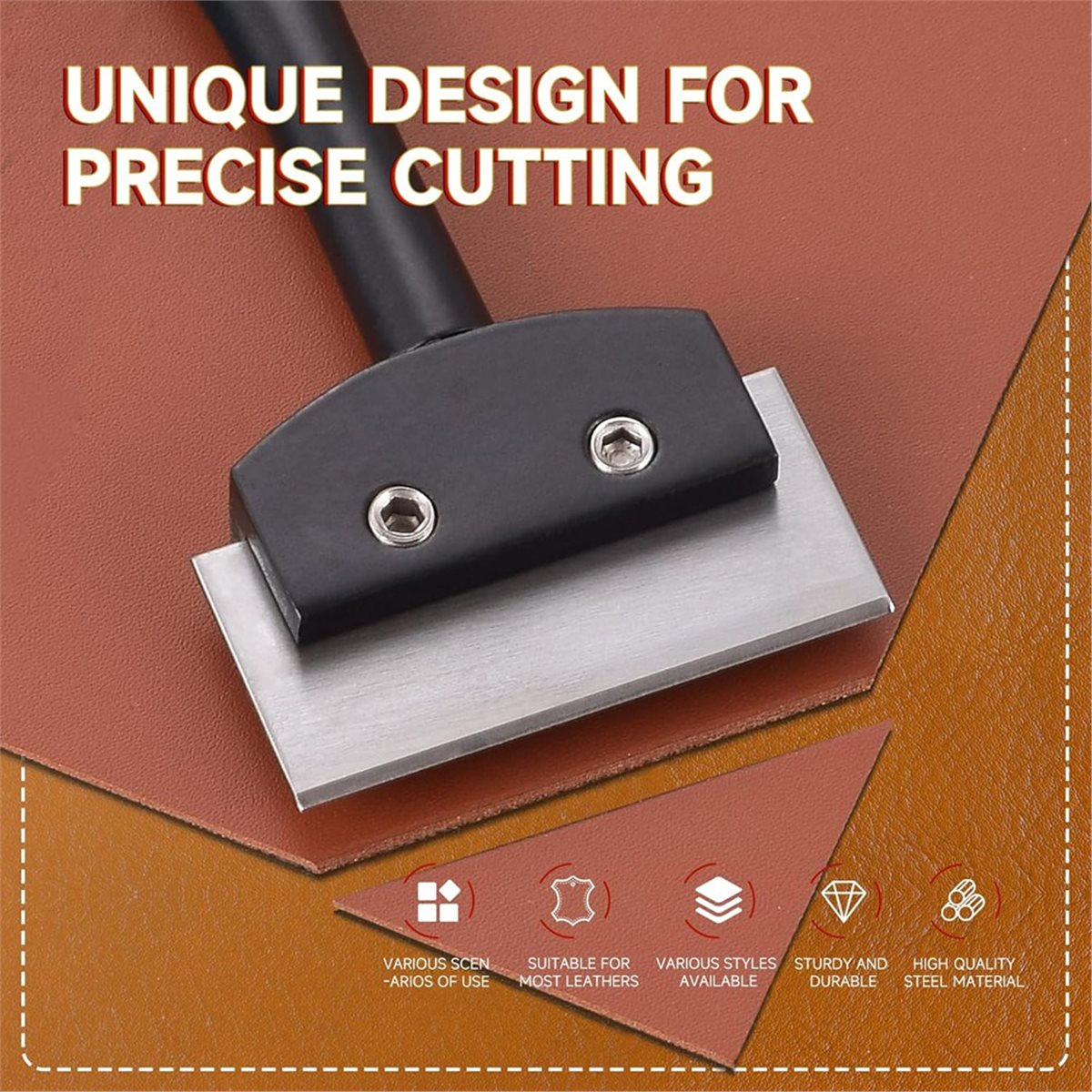Couteau professionnel DT38 en  - Leatherwork Knife avis et prix