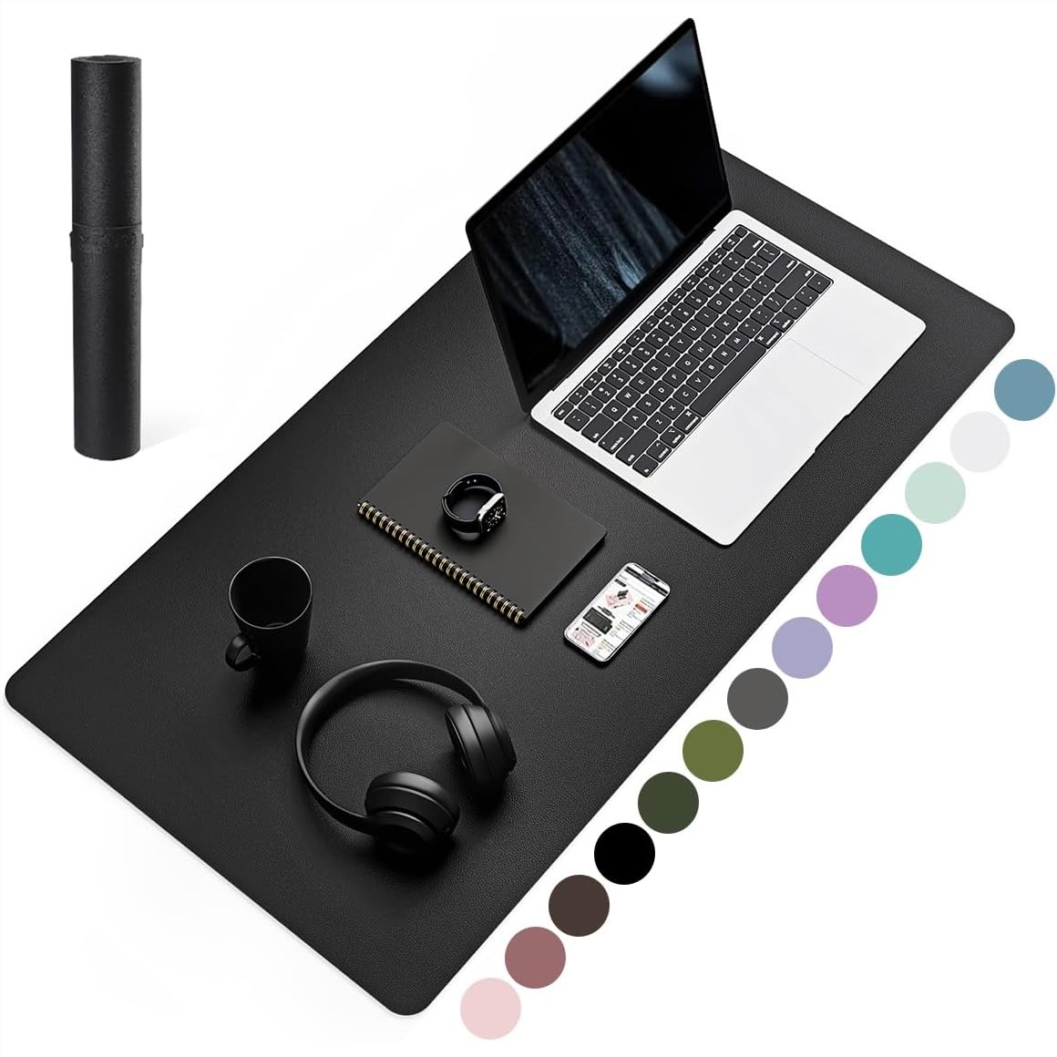 Tapis de bureau en cuir antidé - Leatherwork Products avis et prix
