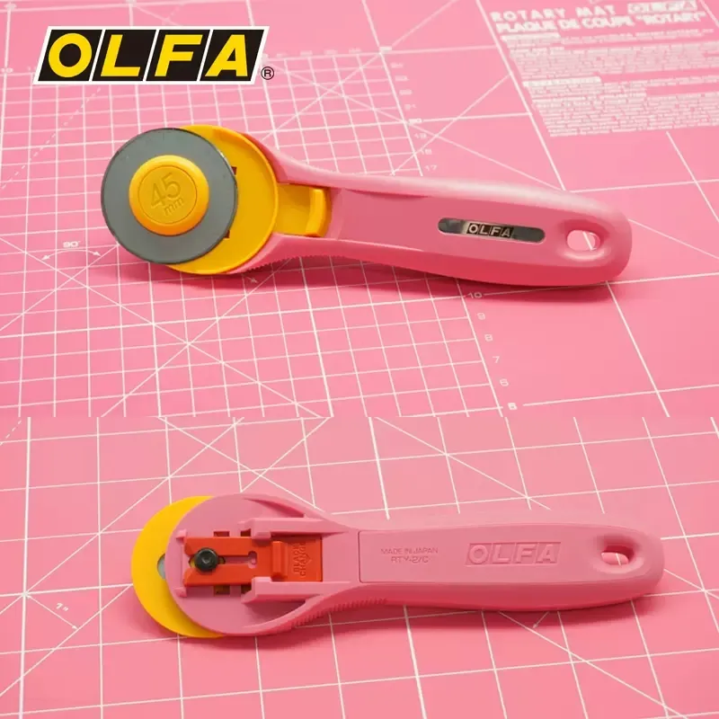 Olfa RTY-2/C 45mm distant Pink - Leatherwork Knife avis et prix