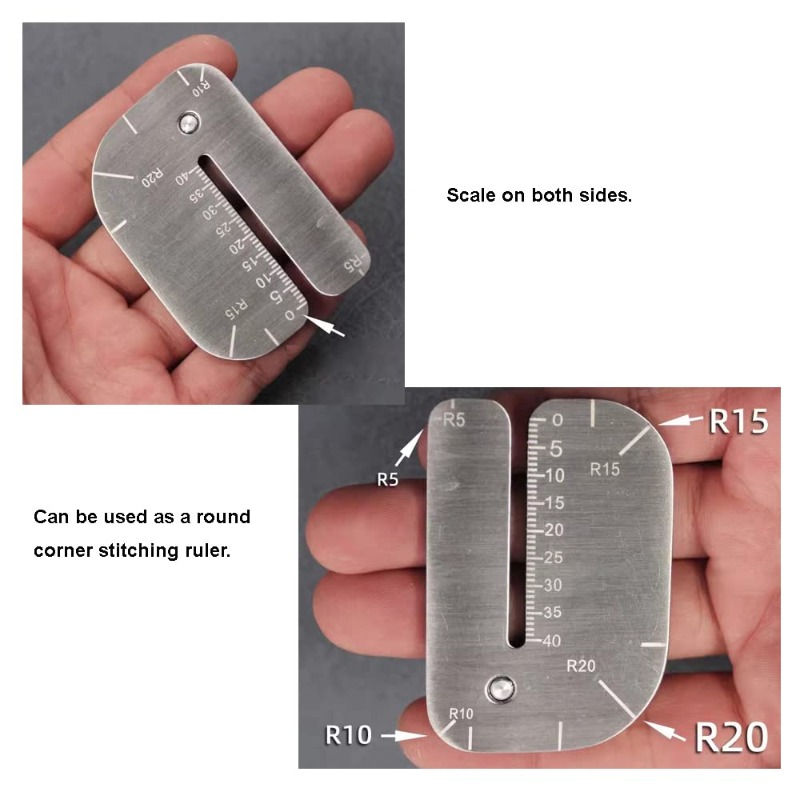 Outil de découpe manuel en aci - Leatherwork Ruler avis et prix