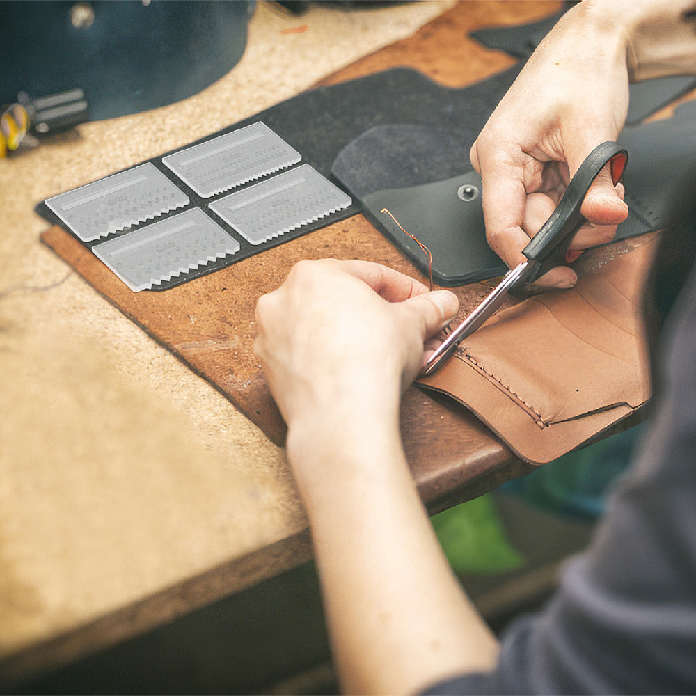 Lot de 4 règles de positionnem - Leatherwork Ruler avis et prix