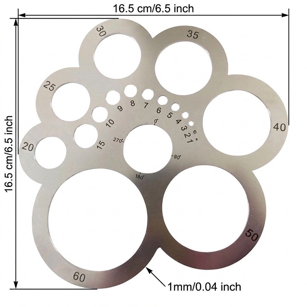 Outils de découpe de cuir rond - Leatherwork Ruler avis et prix