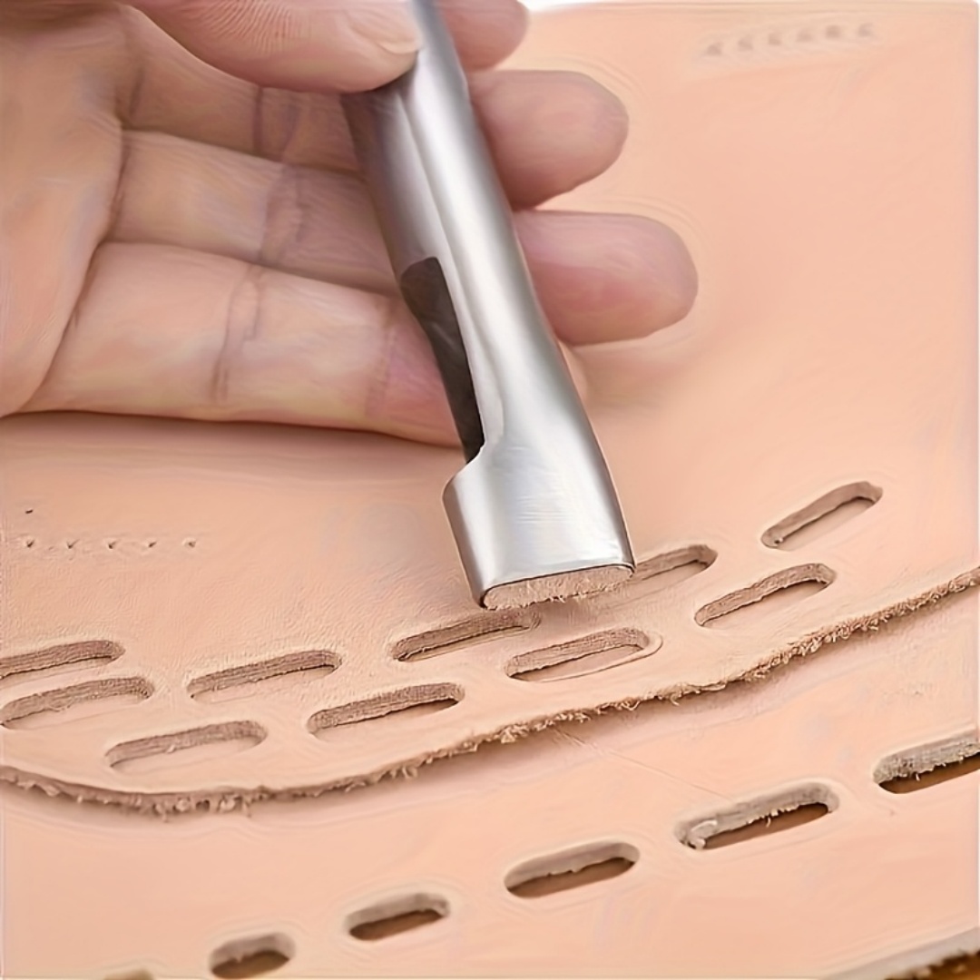 Lot de 5 poinçons ovales en cu - Leatherwork Hole Punch avis et prix