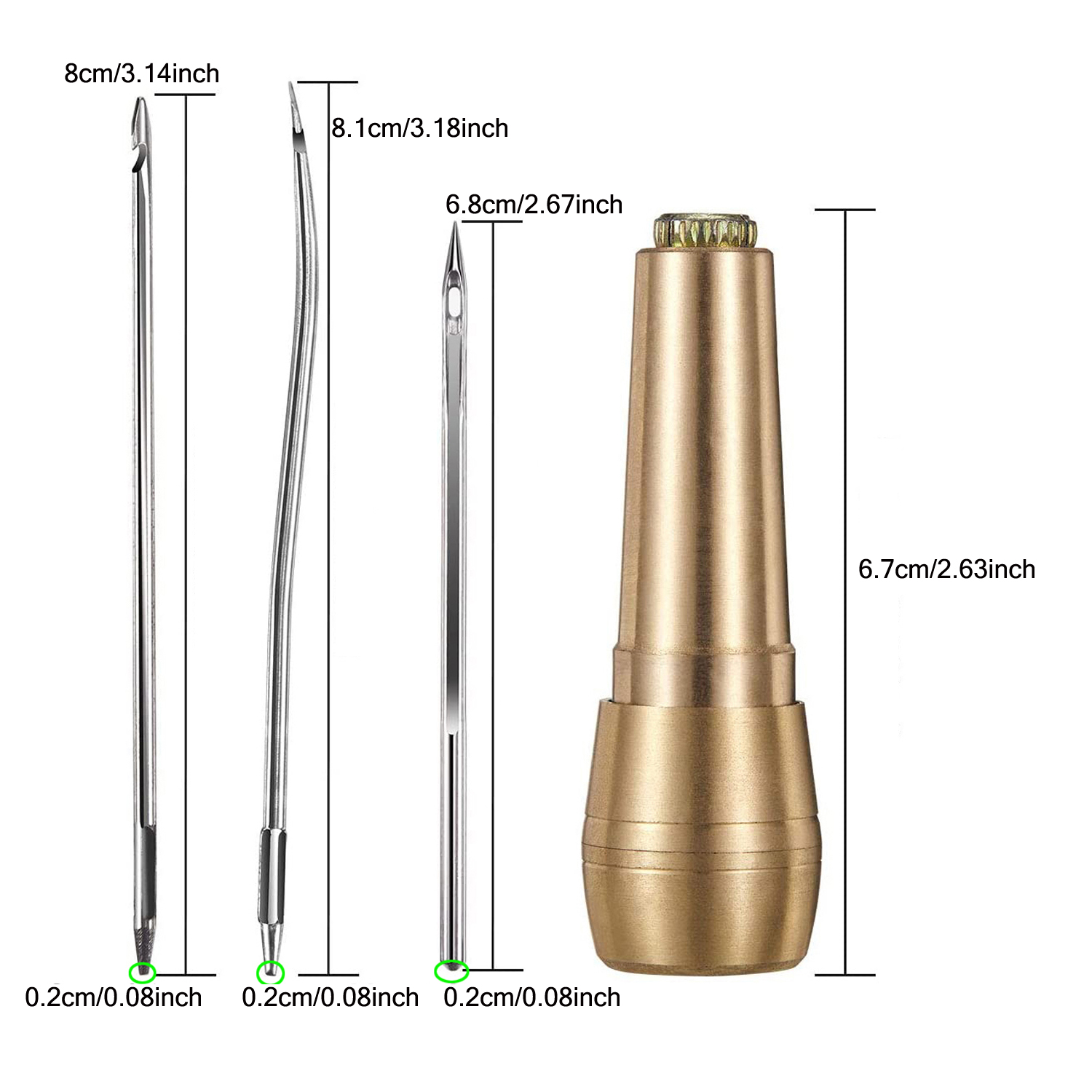 Kit de couture en cuir bricola - Leatherwork Needles avis et prix