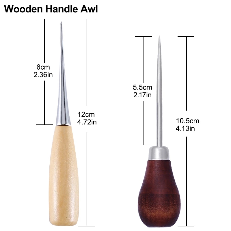 Lot de 2 poinçons à manche en  - Leatherwork Hand Sewing Needles avis et prix