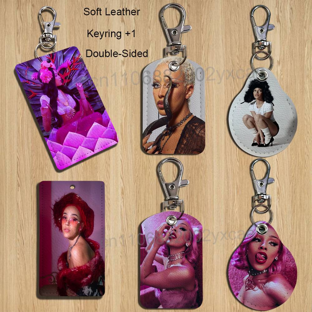 Porte-cartes Doja Cat rouge po - Leather Working avis et prix