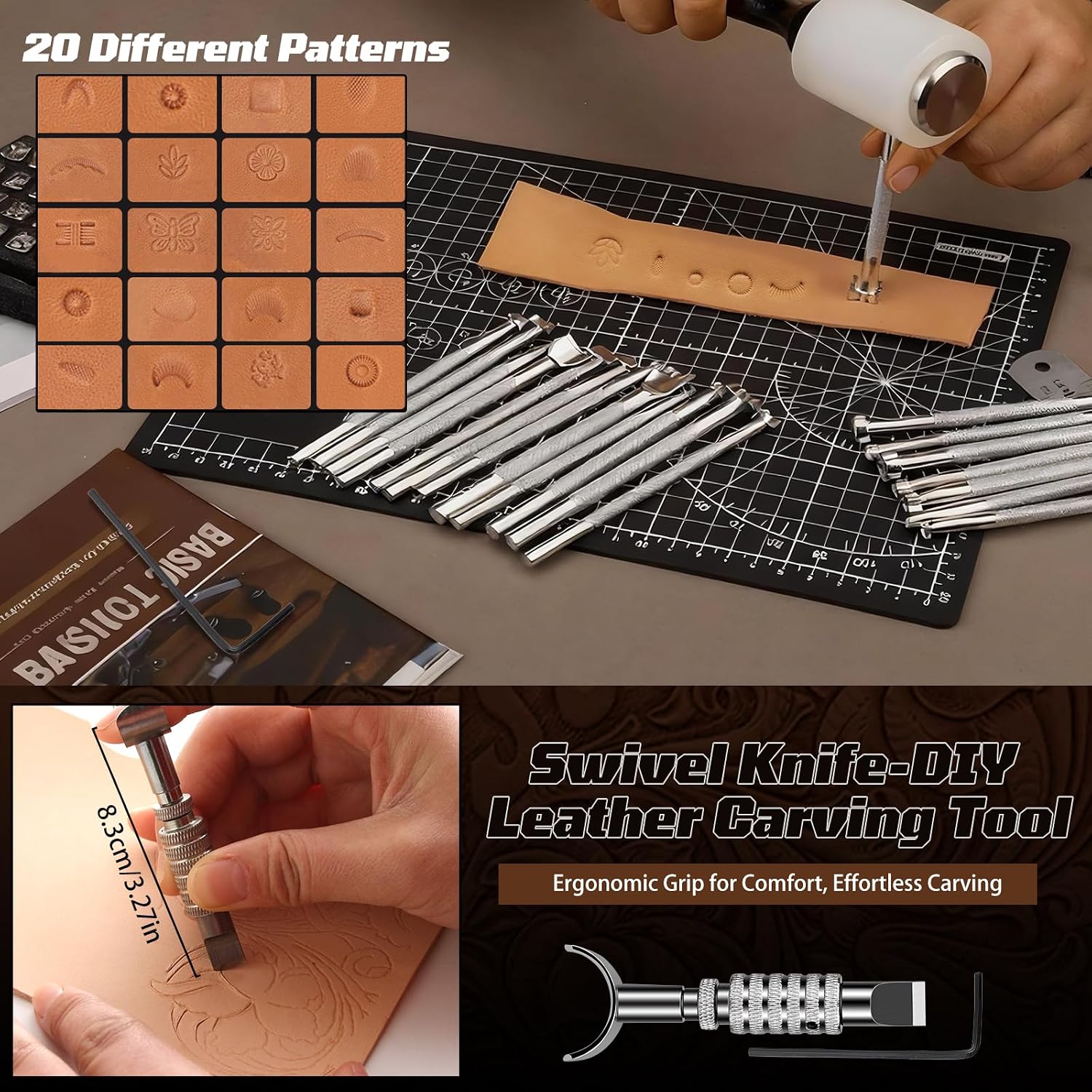 Kit de travail du cuir, outils - Leather Working avis et prix