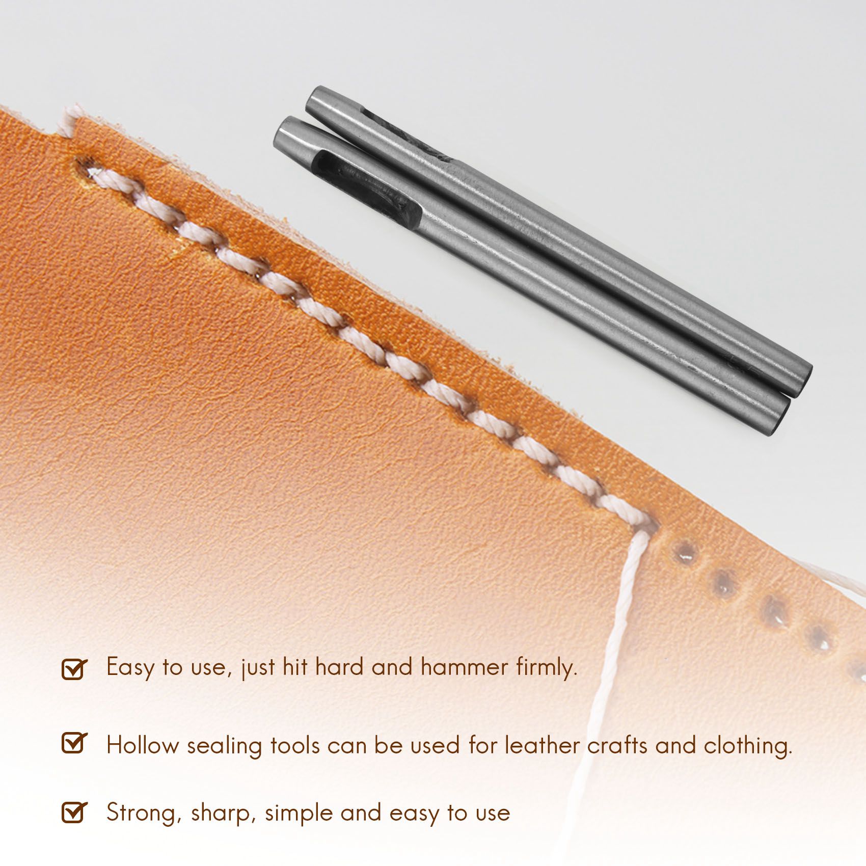 BAAJ-10 pièces, ensemble de po - Leatherwork Hole Punch avis et prix