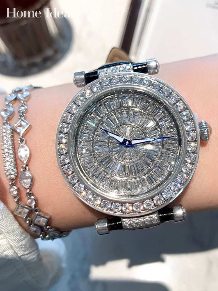 Montre à quartz cloutée de dia - Leatherwork Ideas avis et prix