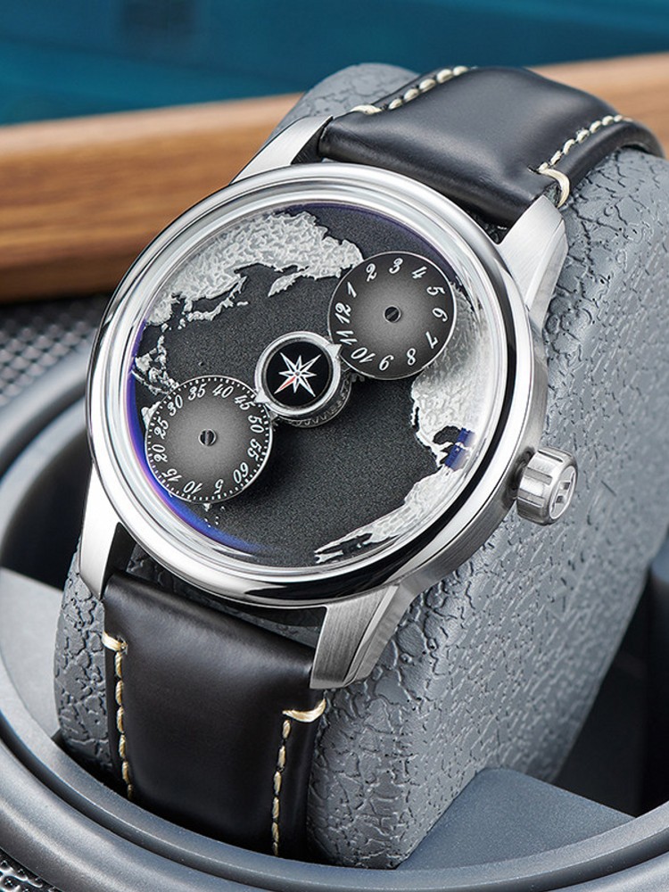 Montre-bracelet mécanique auto - Leatherwork Ideas avis et prix
