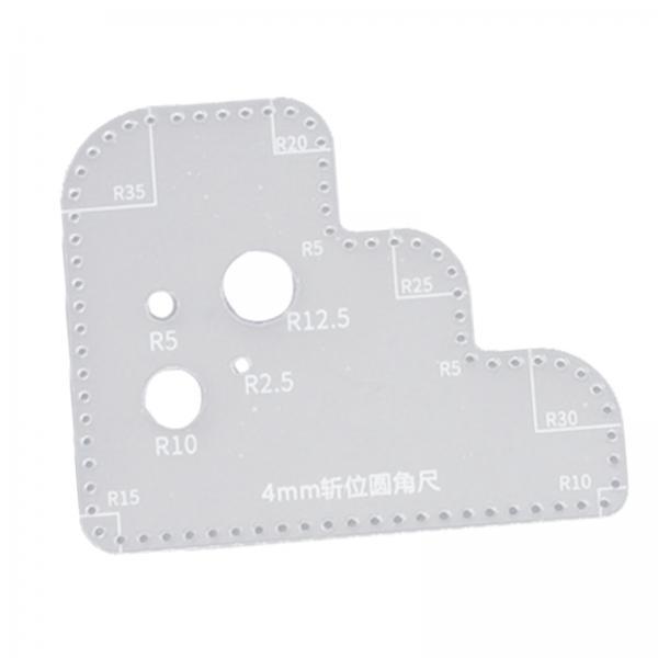 Gabarit en acrylique pour trav - Leatherwork Ruler avis et prix